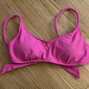 Pink bikini top size Medium